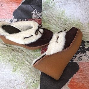 Jessica Simpson Size 8.5 Helen Wedges Dark Brown